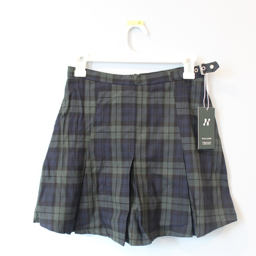 Halara plaid skirt
